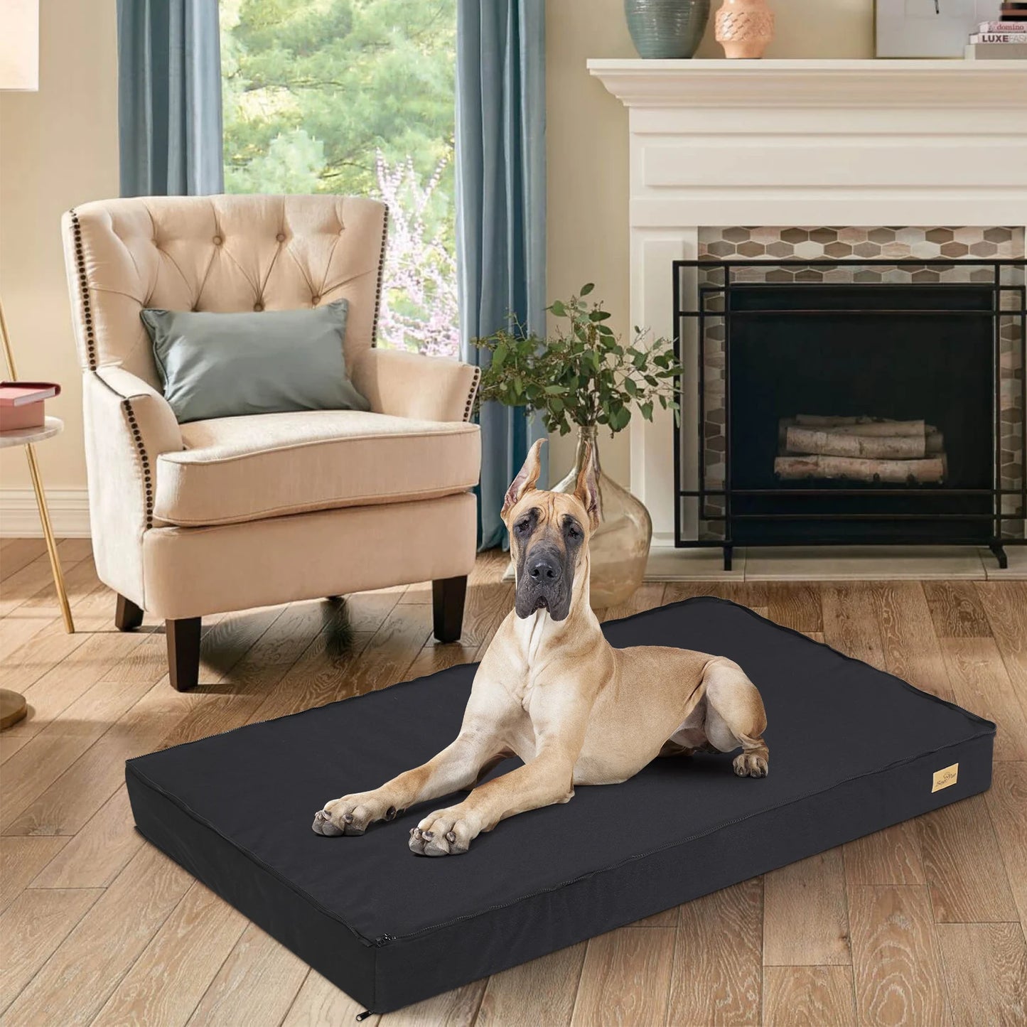 Dog Orthopedic Memory Foam Bed With Washable Cover Waterproof