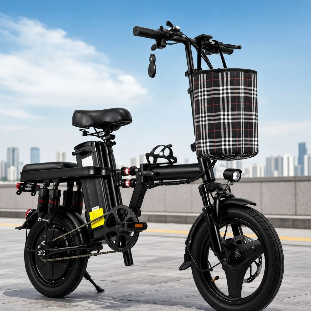 Foldable 500W Electric Bike With Eight Shock Absorbers