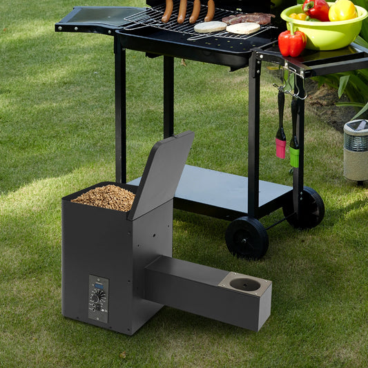 Pellet Smoker Hopper Assembly Kit With Precision Temperature Control
