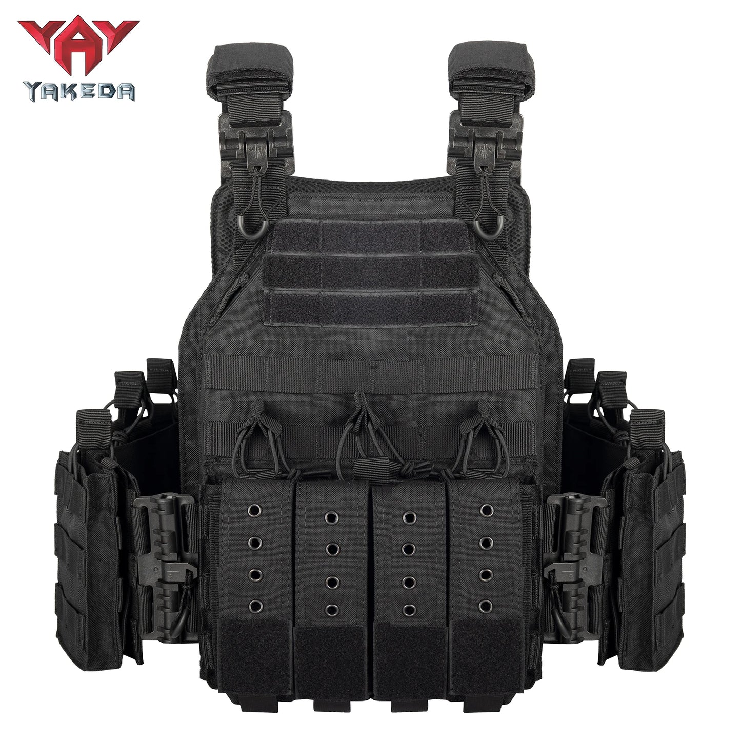 YAKEDA Quick Release 1000D Tactical Vest With MOLLE System