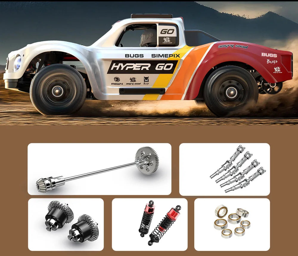 Jyscend Brushless 4WD Off Road RC Car With Gyroscope Controller
