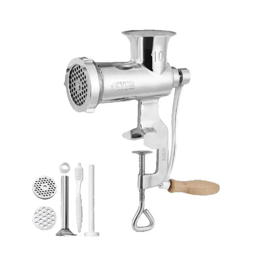 SucceBuy Manual Meat Grinder Stainless Steel With Table Clamp