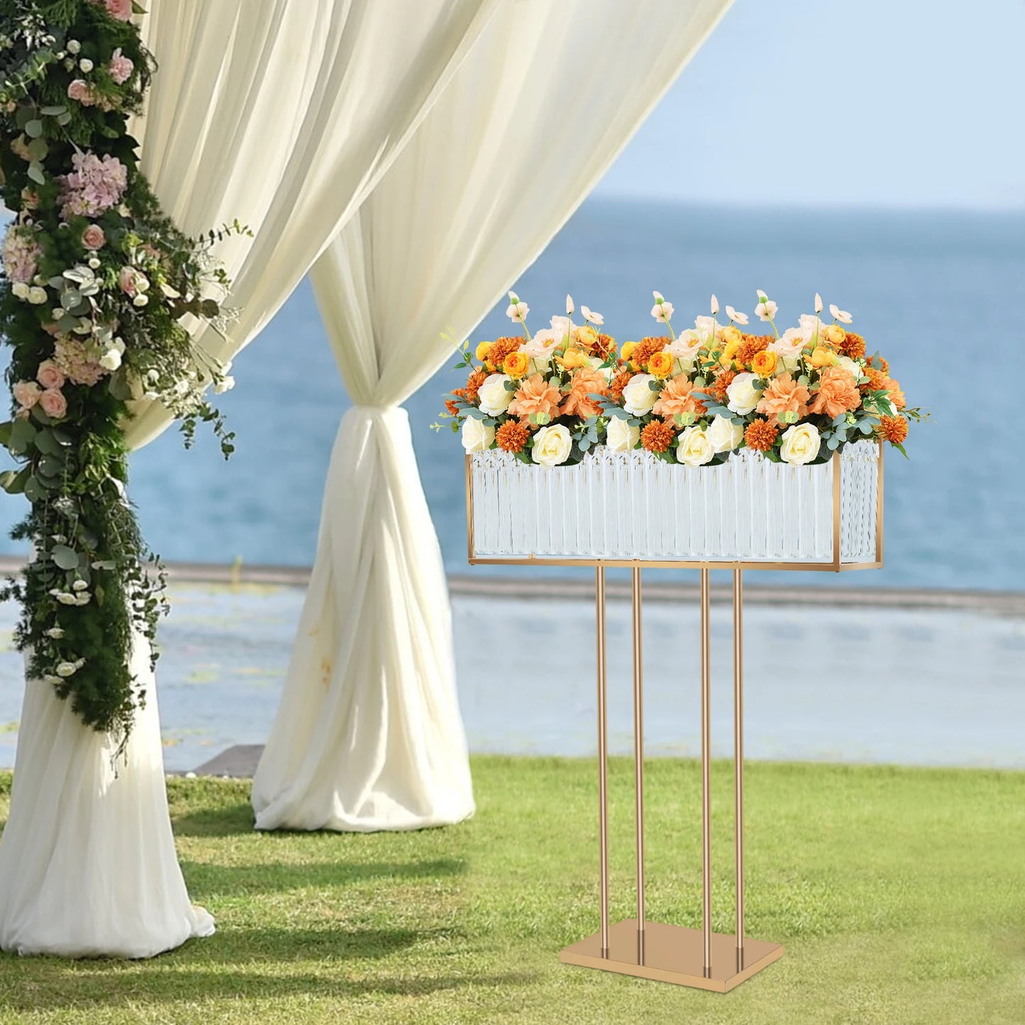 Bymaocar Wedding Stand With Metal Frame Holds 8 To 10kg