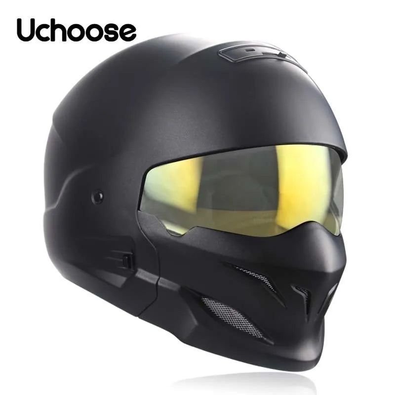 Uchoose Detachable Multi-purpose Motorcycle Half Helmet