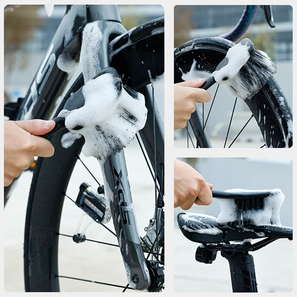 8 Piece Bicycle Bike Cleaning Tools Brush Set Kit