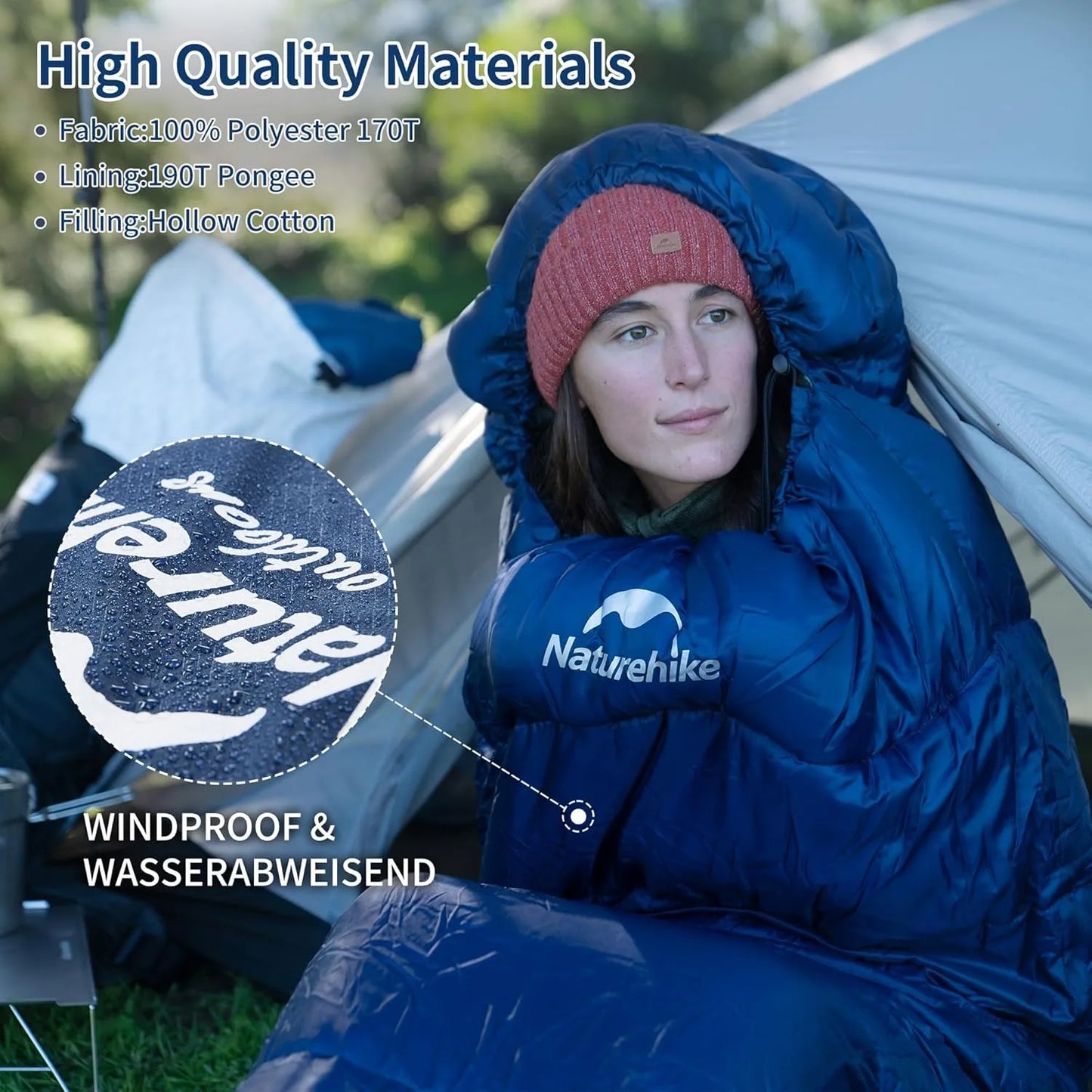 Naturehike Mummy Sleeping Bag Ultra Winter Warm Adult