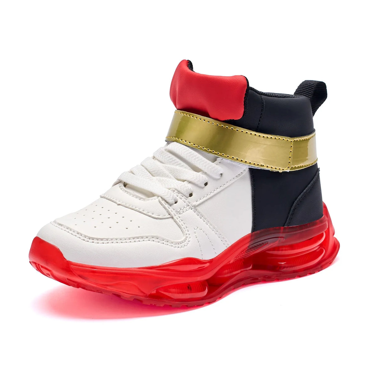 Shadow Athletic Sneakers For Kids Boys Leather Running Shoes