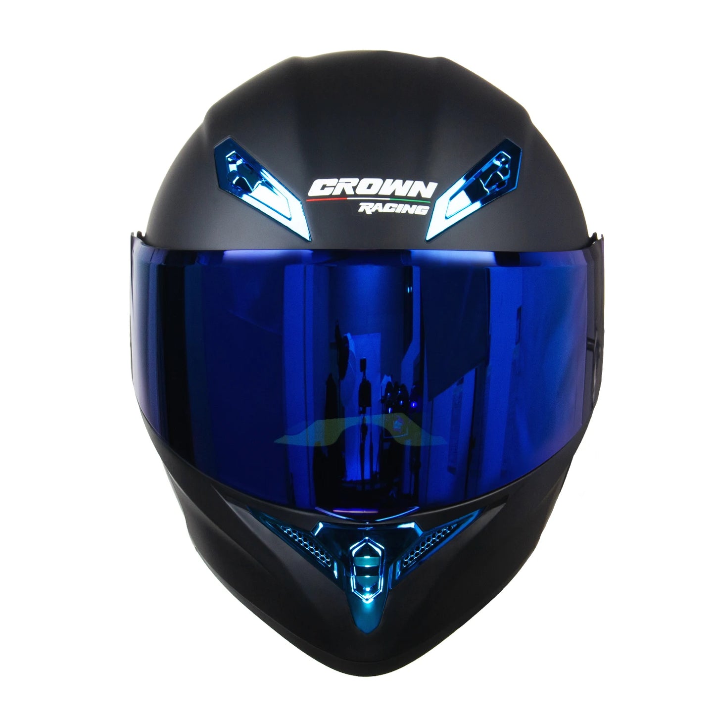 Crown Racing Modular Flip Up Motorcycle Helmet DOT Certified