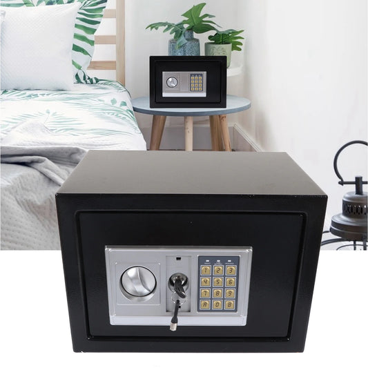 Digital Safe Box Password And Key Unlocking Electronic Safe Case