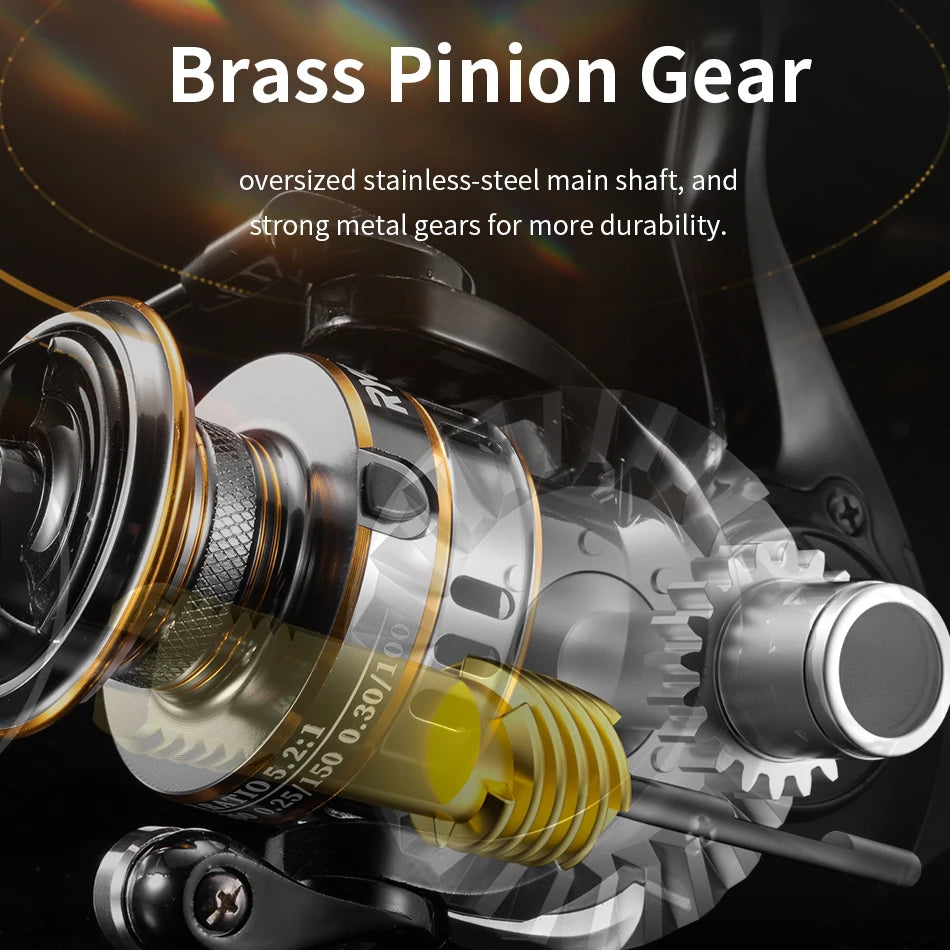 Rooblinos RY Spinning Reel With 5.2 Gear Ratio