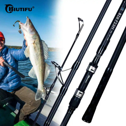 BIUTIFU BigFish Carp Surfcasting Rod T800 Carbon 40 to 200g
