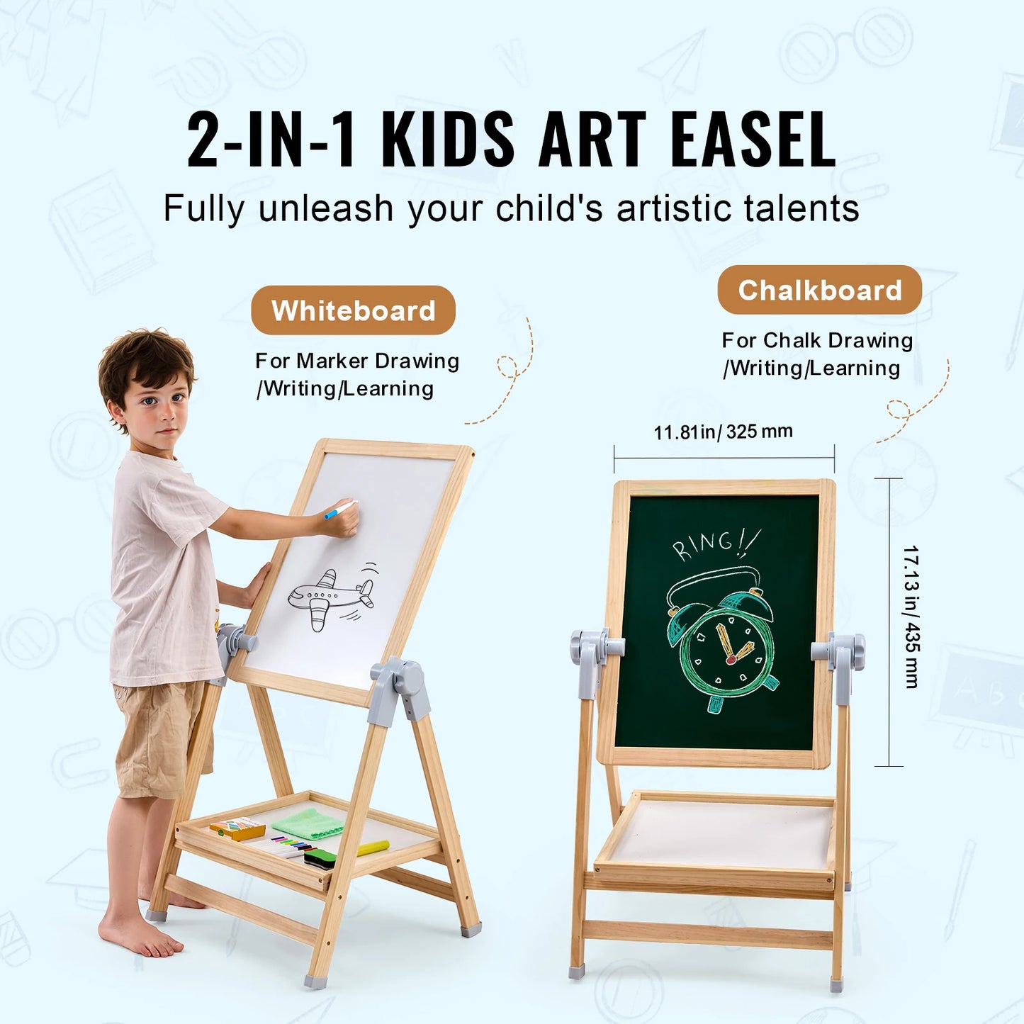SucceBuy Magnetic Drawing Board WordPad Art Easel Educational Toys