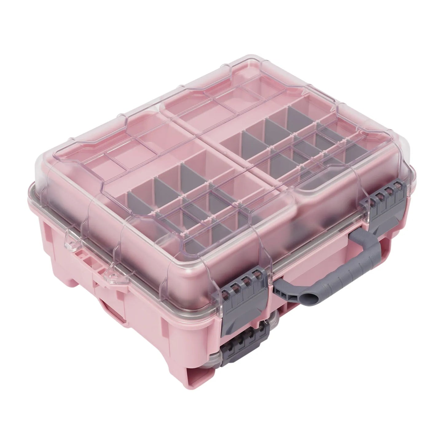 Fishing Tackle Storage Box With Removable Slots Waterproof