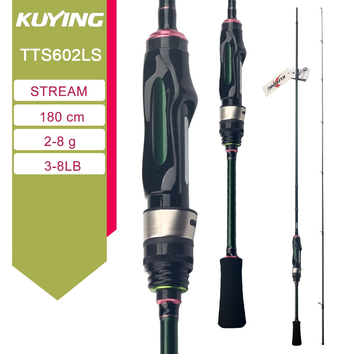 Kuying Lure Rod Carbon Baitcasting Spinning River Fishing Rod