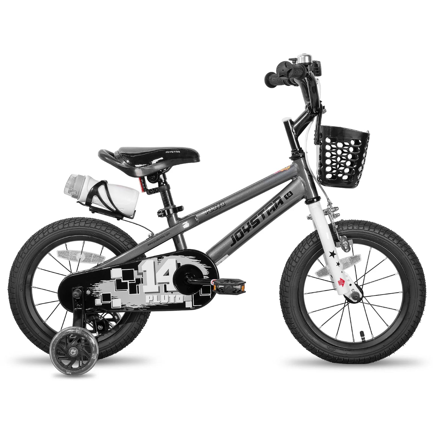 JOYSTAR Kids Bicycle Ages 3 To 12 Illuminated Training Wheels