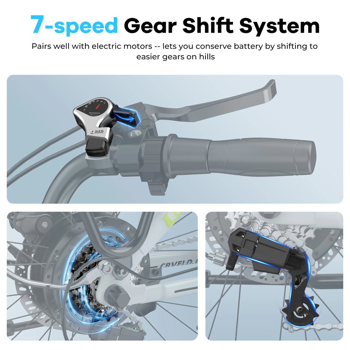Cbvelo 17 Inch Electric Bike For Adults With Removable Battery