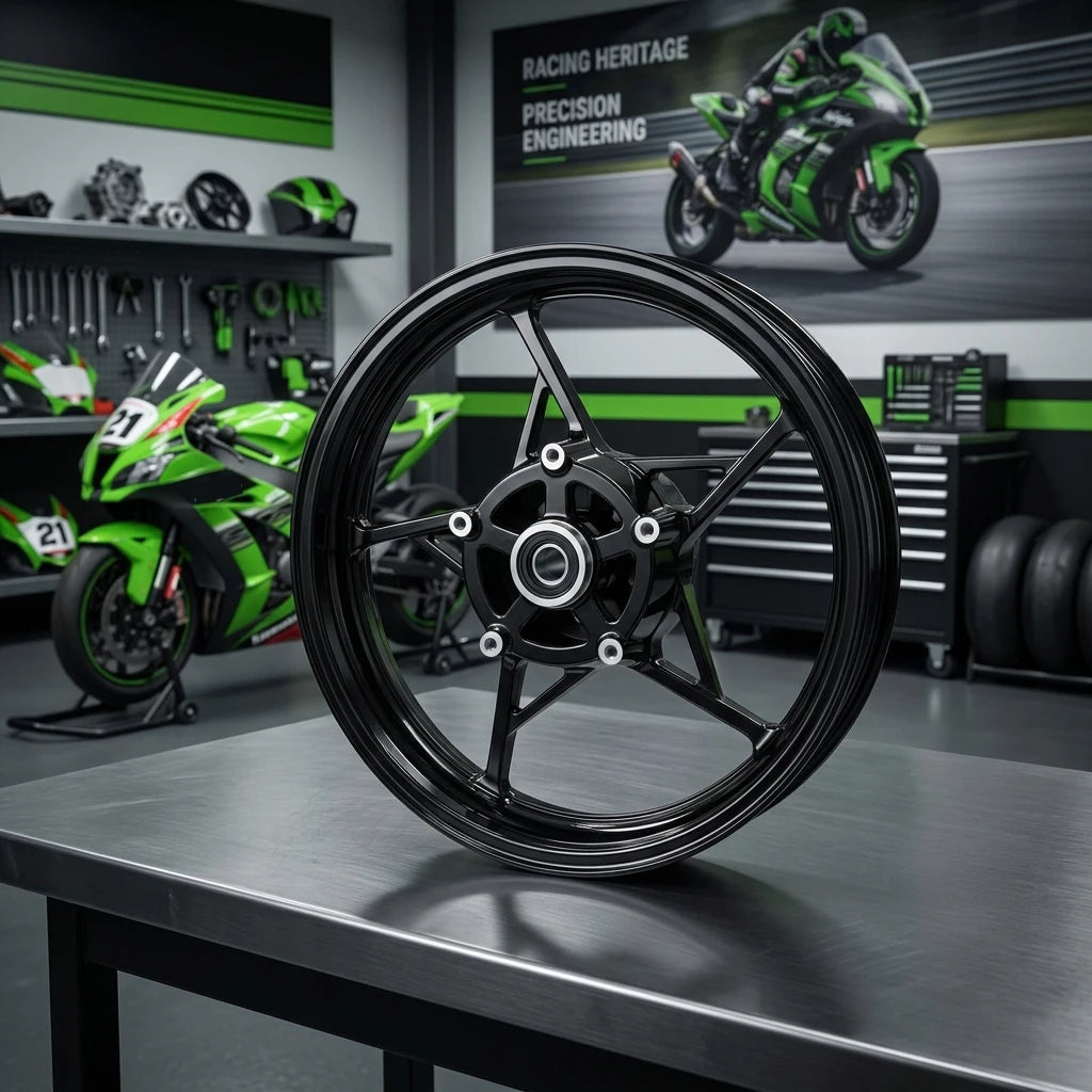 Gloss Black 17 Inch Front Wheel Rim For Kawasaki Z900 Ninja