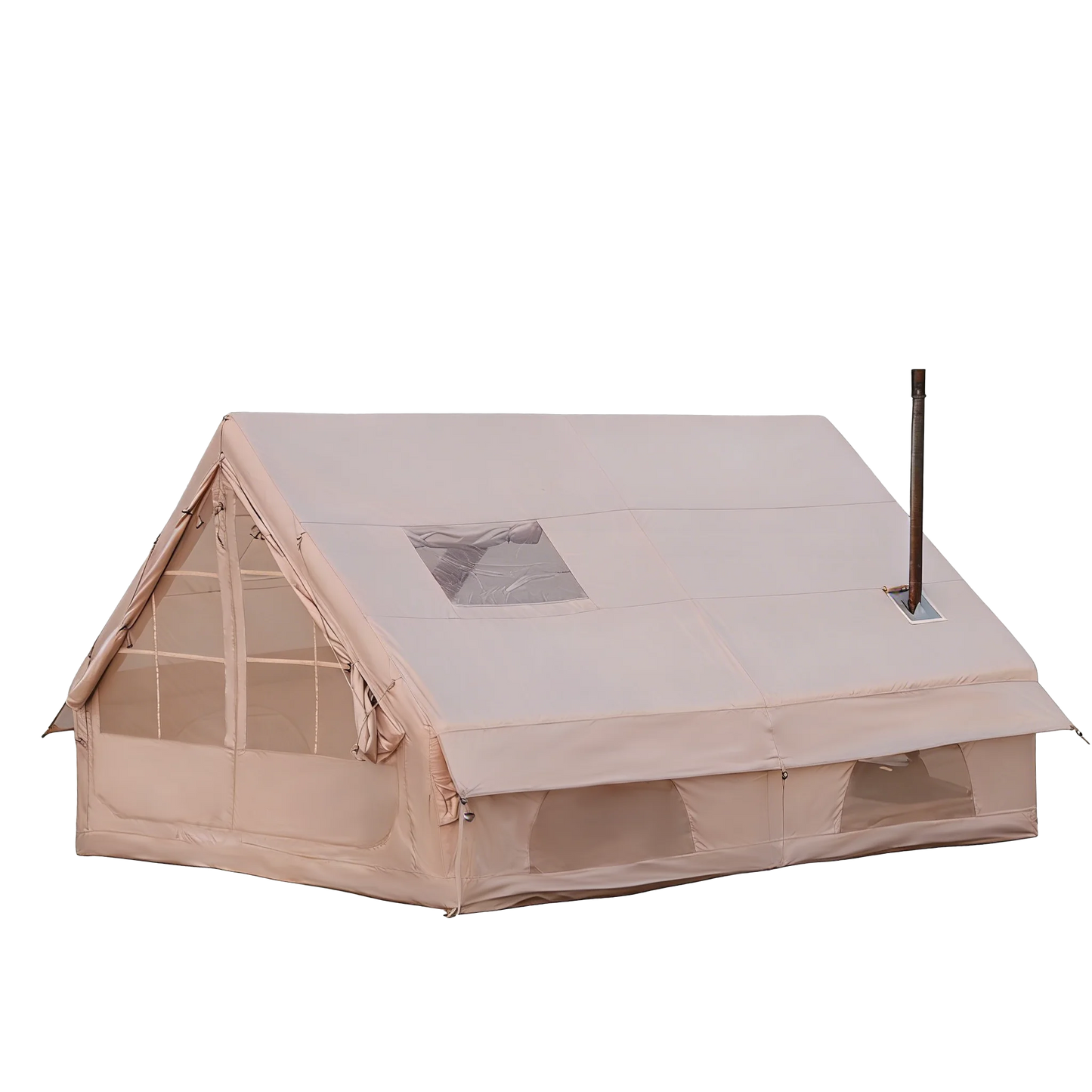 Pakicetus Large Luxury Inflatable Glamping Tent Manual Pump 4 Season