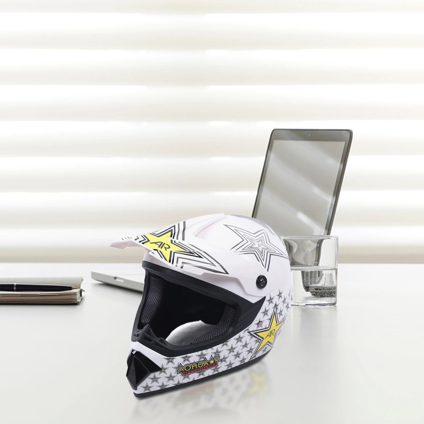 Youth Abs Motocross Helmet Goggles Gloves Protective Racing Gear Kit