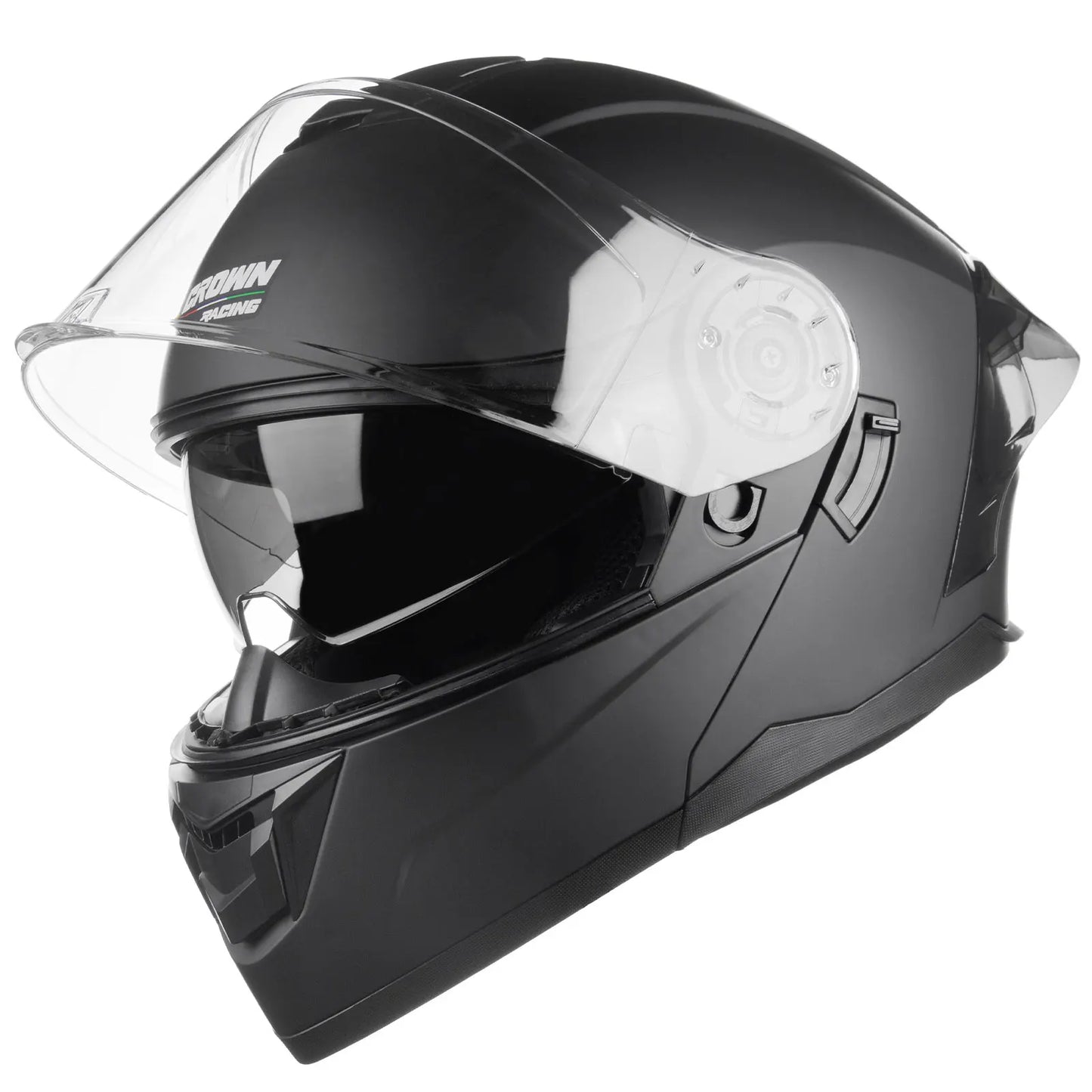 Crown Racing DOT Certified Modular Flip Up Motorcycle Helmet
