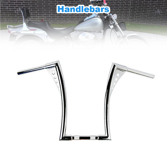 Chrome Ape Hangers Motorcycle Handlebars 12 Inch Rise