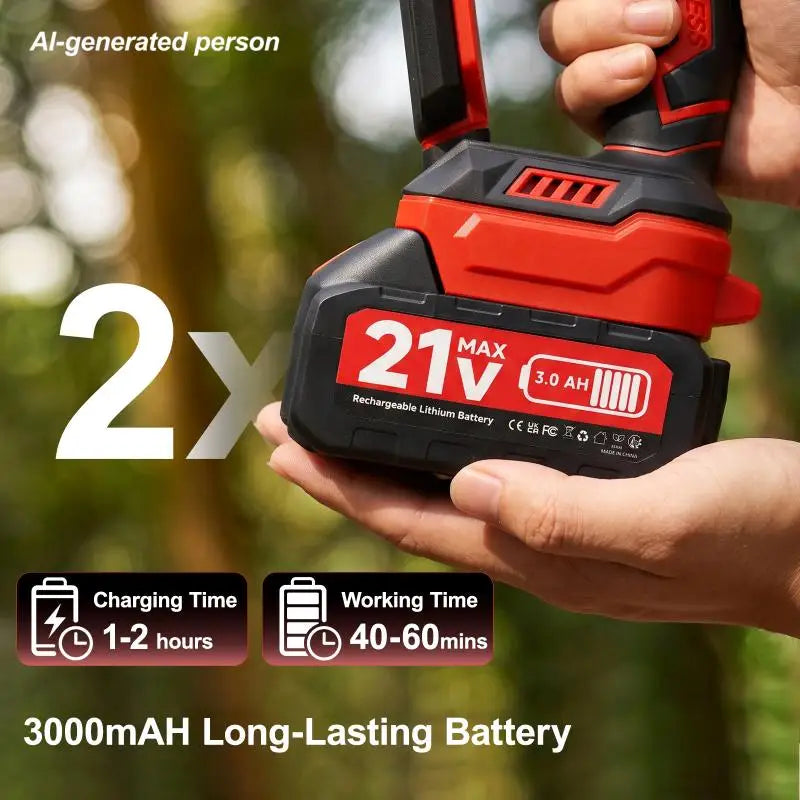 XYSD Cordless Mini Chainsaw With Batteries For Wood Cutting