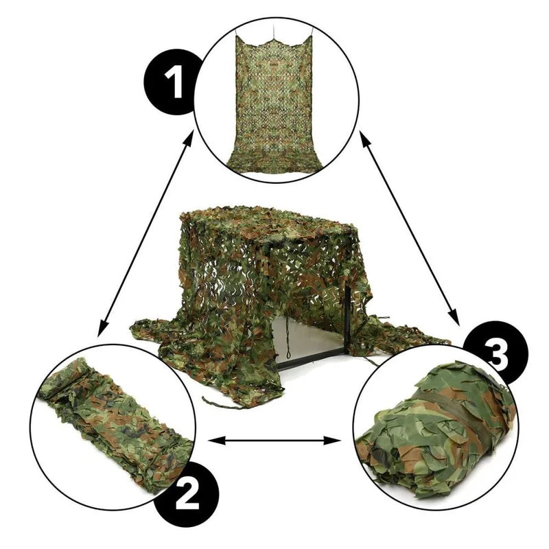 Camouflage Netting For Hunting And Camping Shade Cover