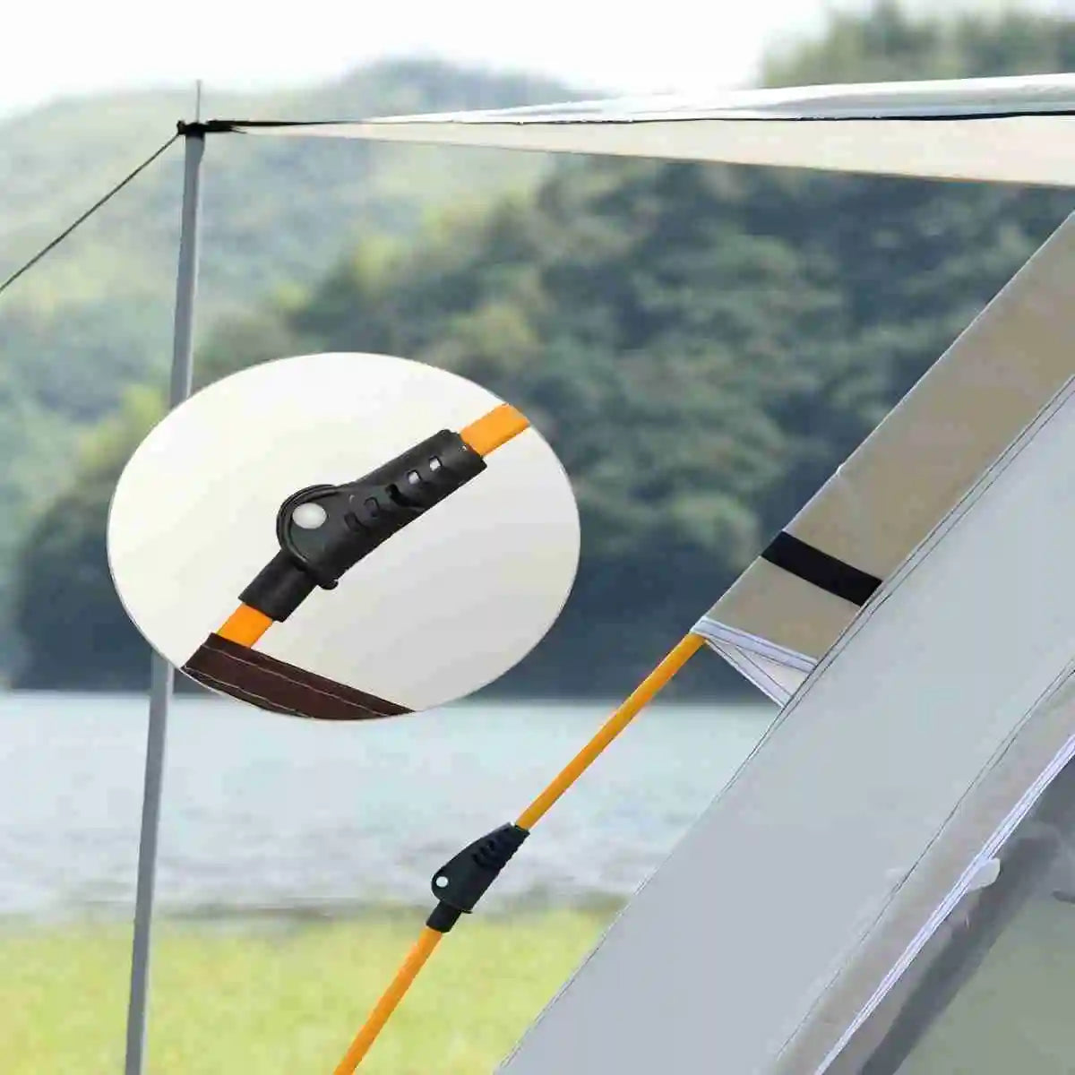 Pakicetus Outdoor Automatic Quick Opening Rainproof Sunproof Tent With Doors