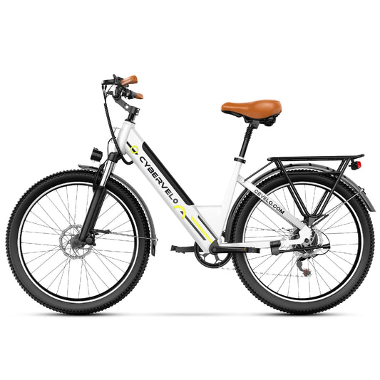 CYBERVELO Urban Commute EBike With 1000W Peak Motor Detachable Battery