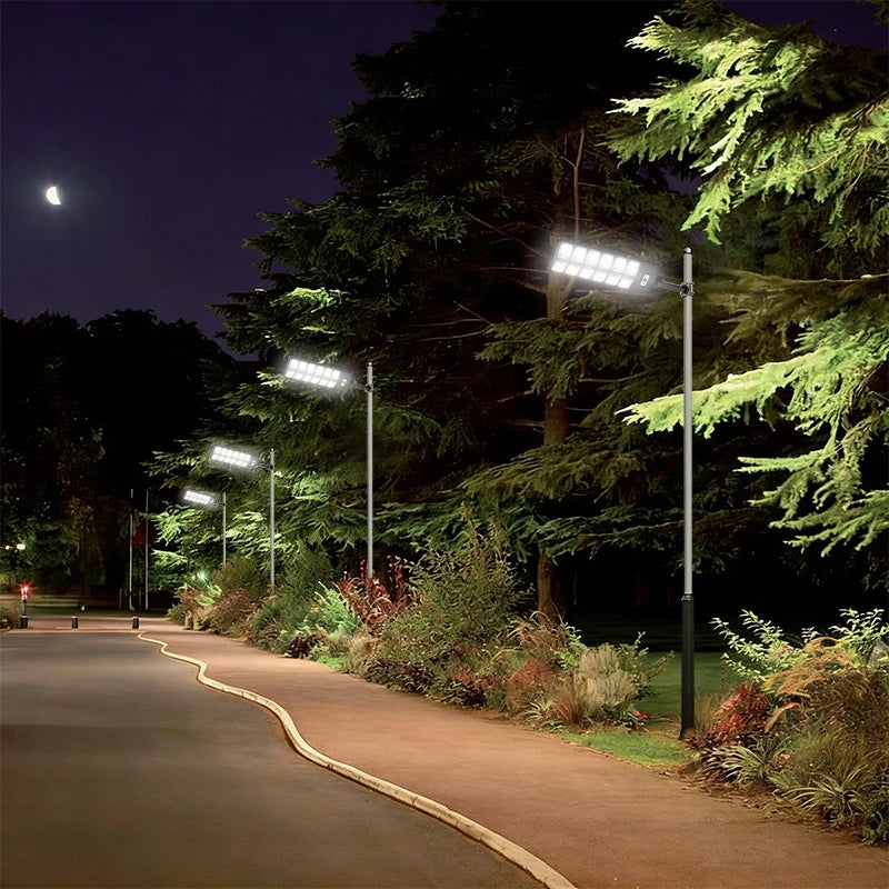 FAMCDC Solar LED Flood Light With Motion Sensor