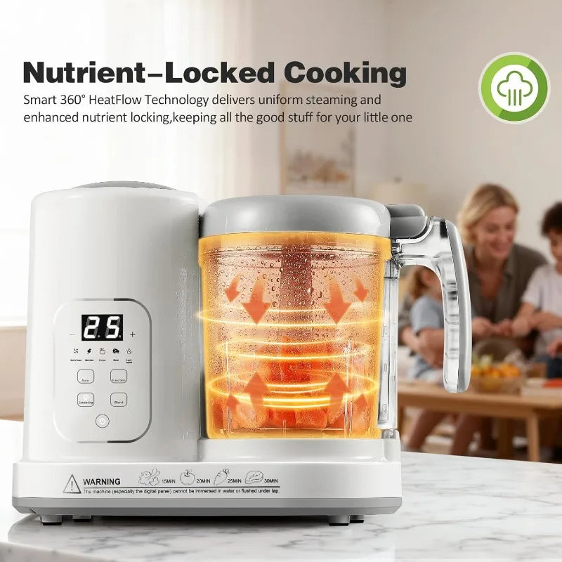 Baby Food Maker Steamer Blender 4 In 1 Puree Blends