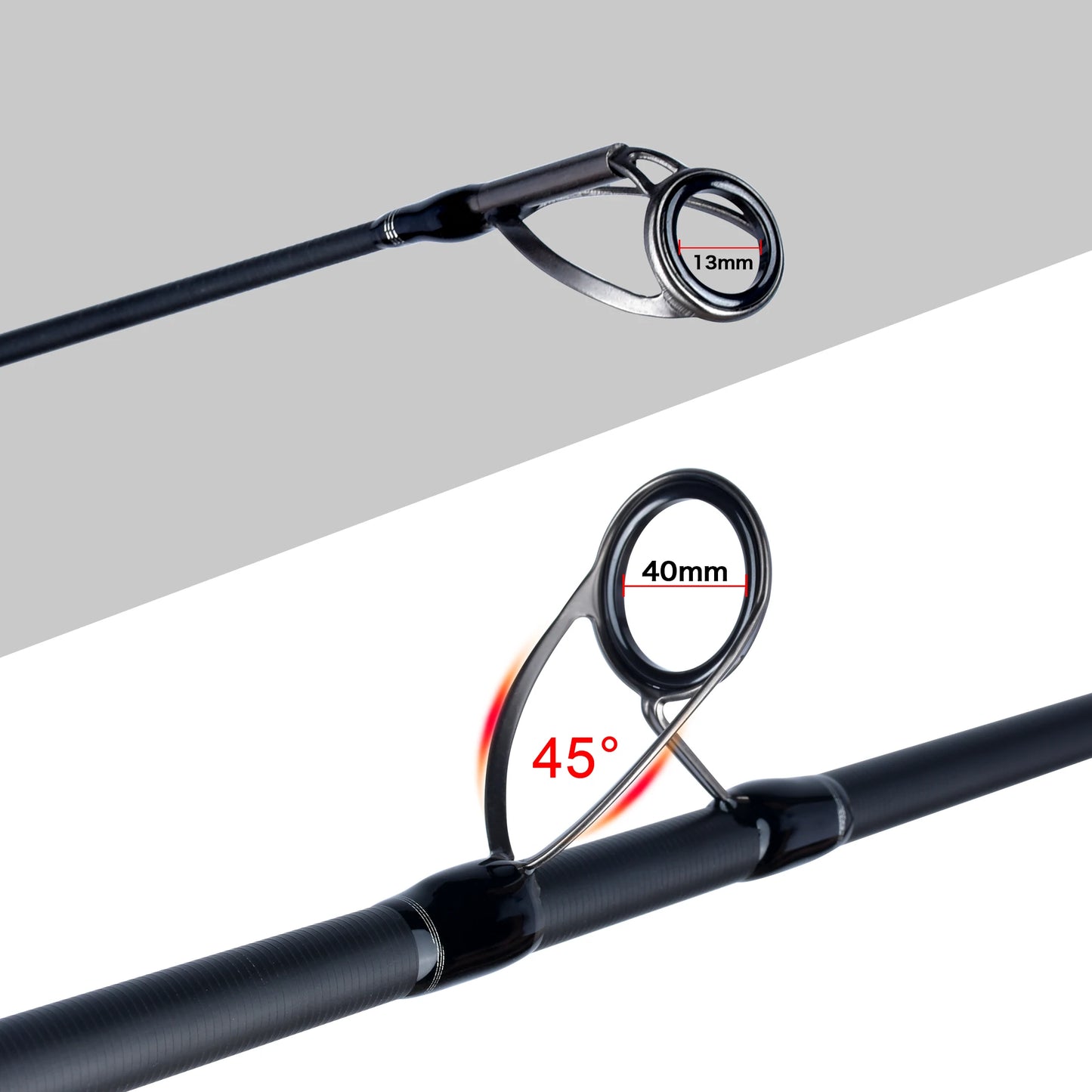 BIUTIFU BigFish Carp Surfcasting Rod T800 Carbon 40 to 200g