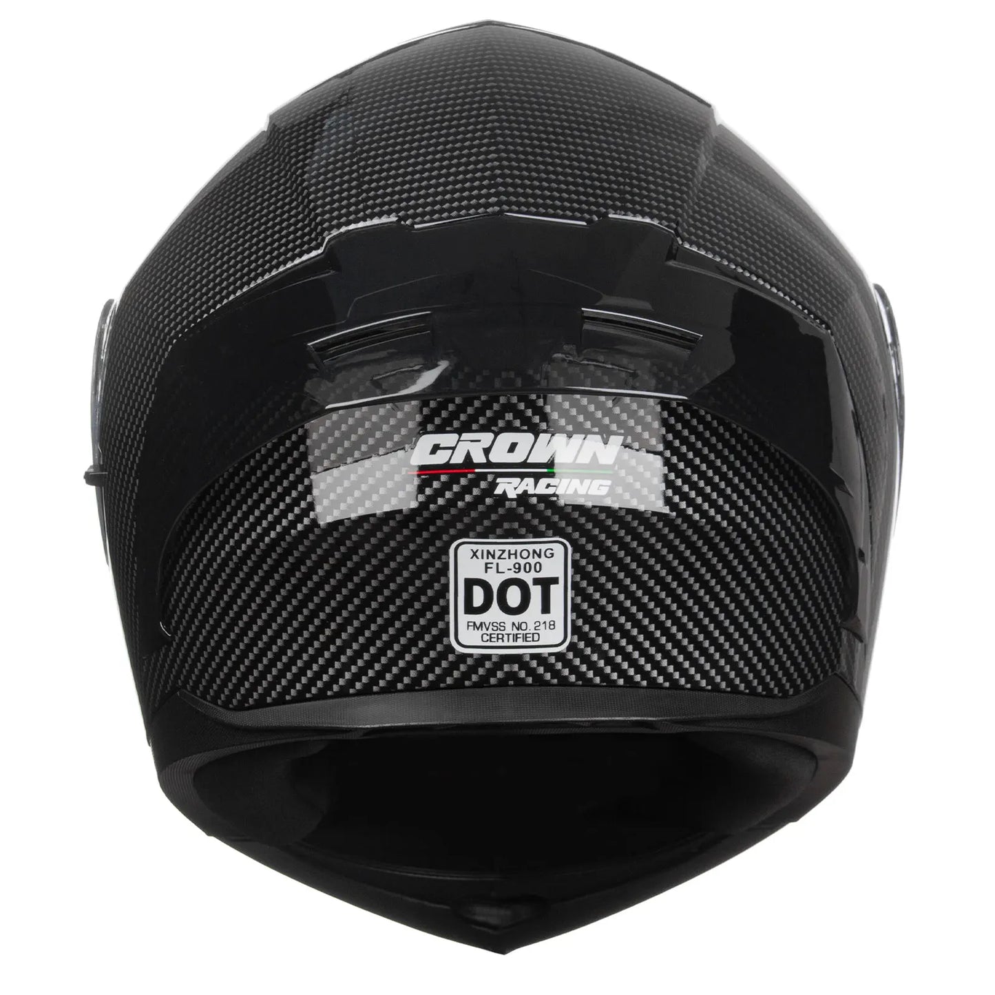 Crown Racing Modular Motorcycle Helmet With Dual Visor Flip-Up