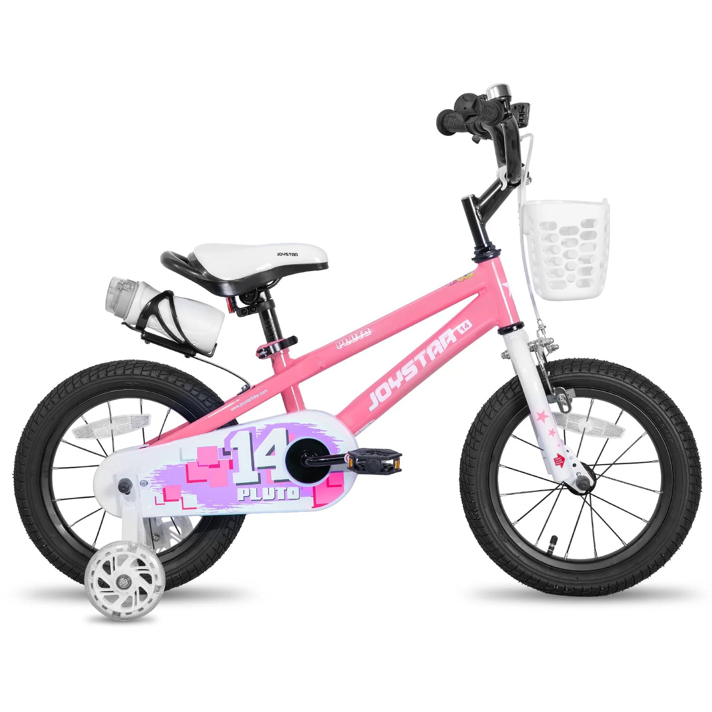 JOYSTAR Kids Bicycle Ages 3 To 12 Illuminated Training Wheels