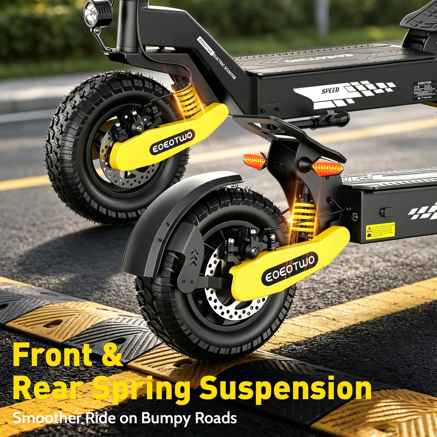EOEOTWO 1200W Off Road Electric Scooter For Adults Foldable 48V