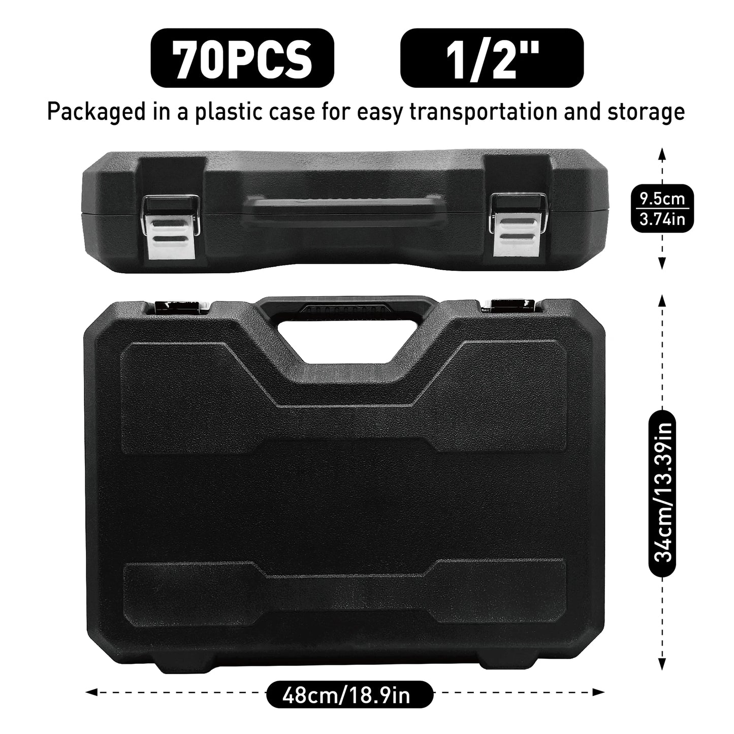 Goswift Professional Impact Socket Set For Auto Repair And Maintenance