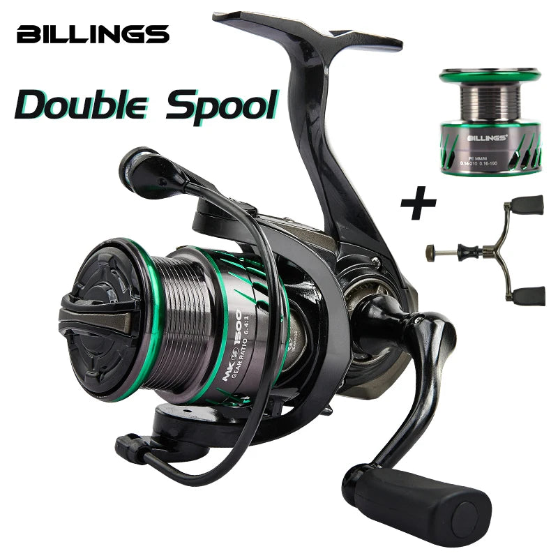 Billings Spinning Reel 5.1 Gear Ratio Aluminum Spool