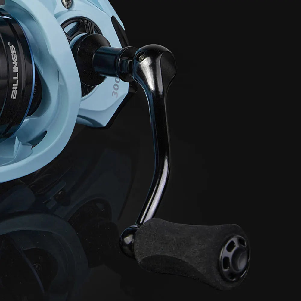 BILLINGS 5.2:1 Spinning Reel With Metal Spool for Bass Trout