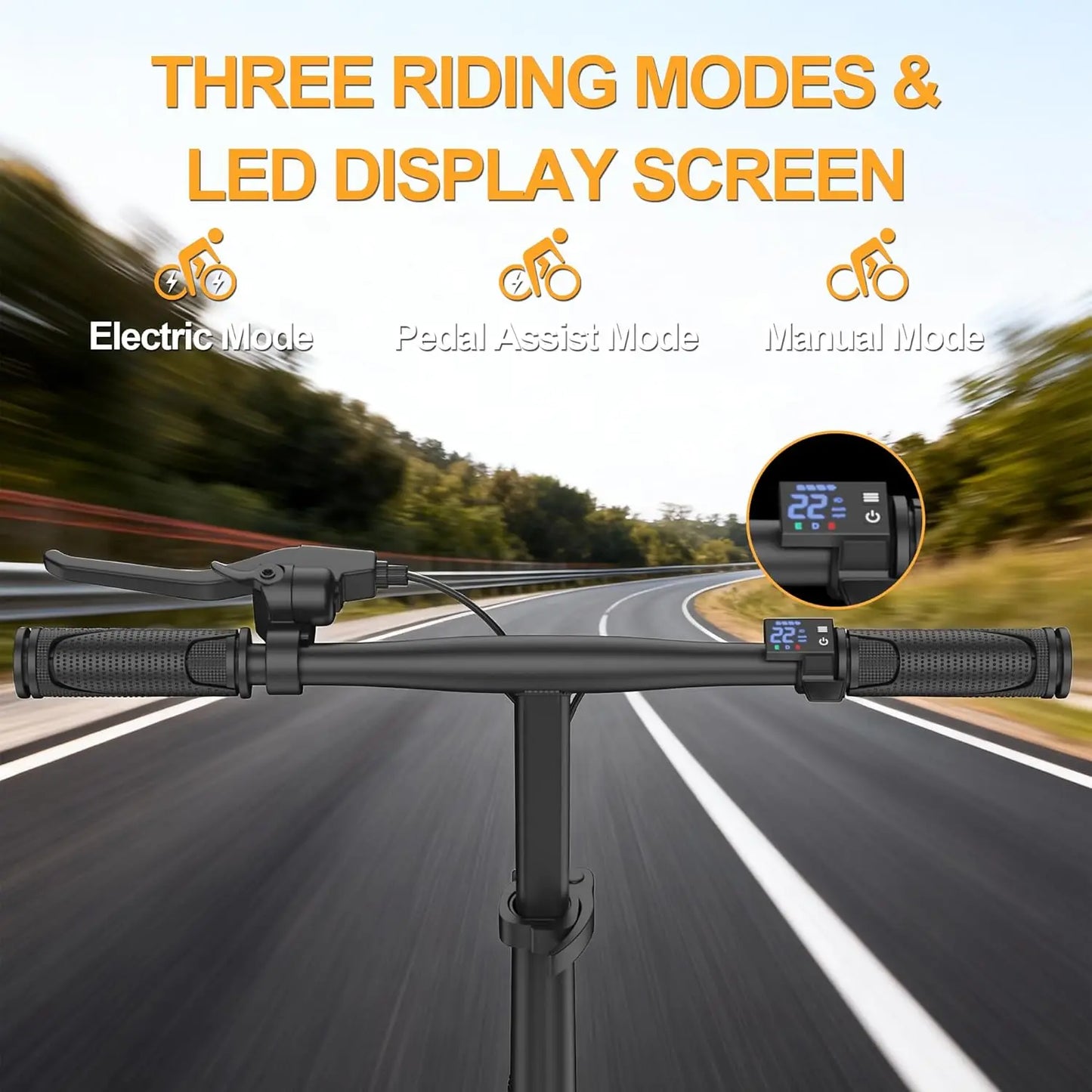 Ladped 14 Inch Foldable Two Seat Electric Bike