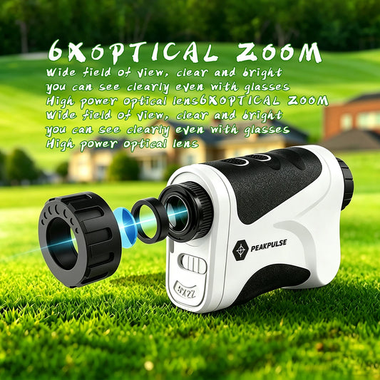Peakpulse 650Yards Golf Laser Rangefinder With Slope Compensation