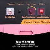 SucceBuy Electric Cotton Candy Machine Floss Maker Stainless Steel