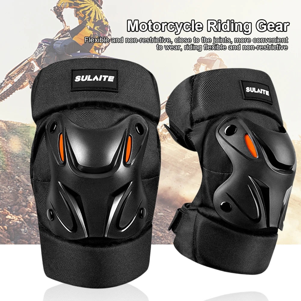 Apwikoger Motocross Knee Pads Anti-fall Off-Road Protector
