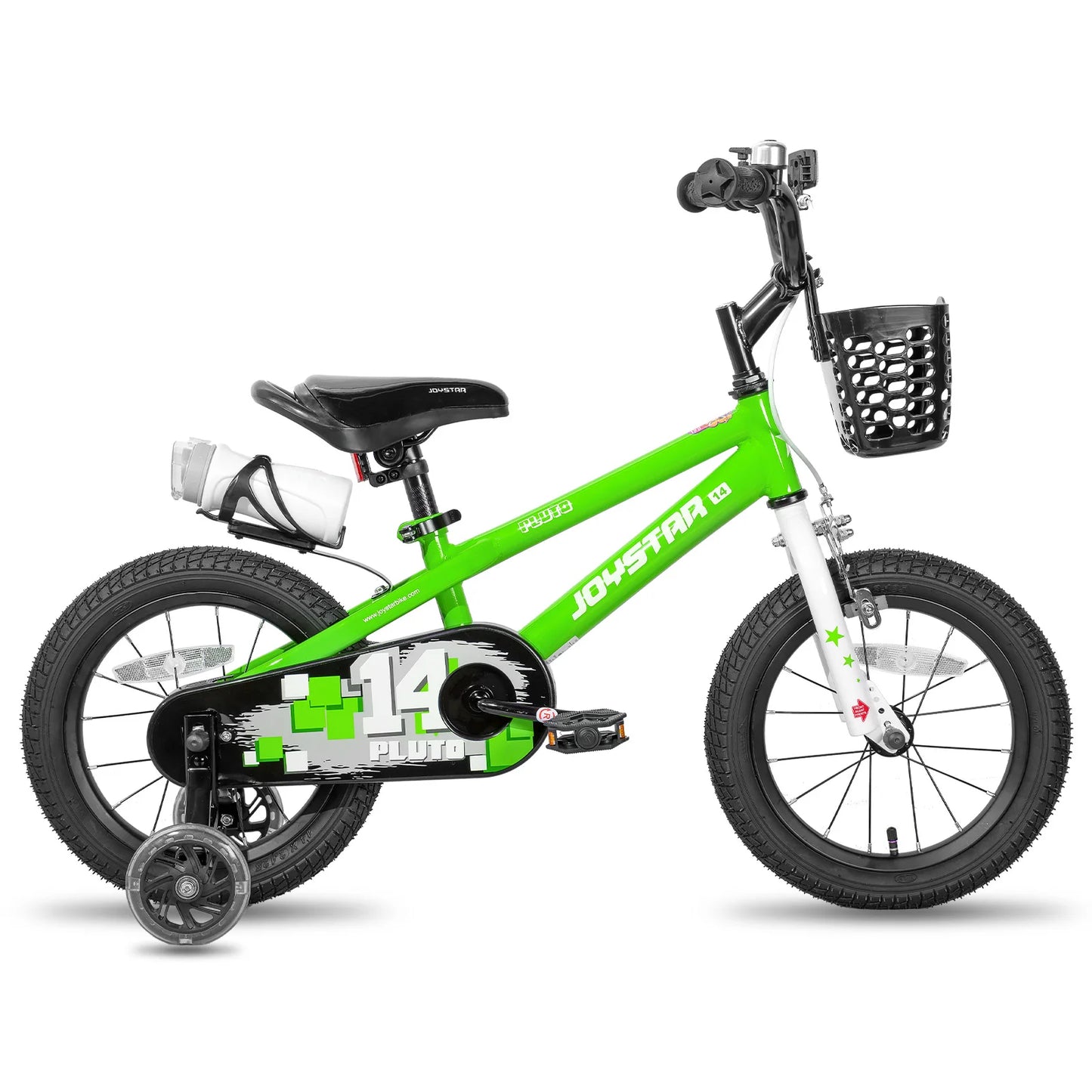 JOYSTAR Kids Bicycle Ages 3 To 12 Illuminated Training Wheels