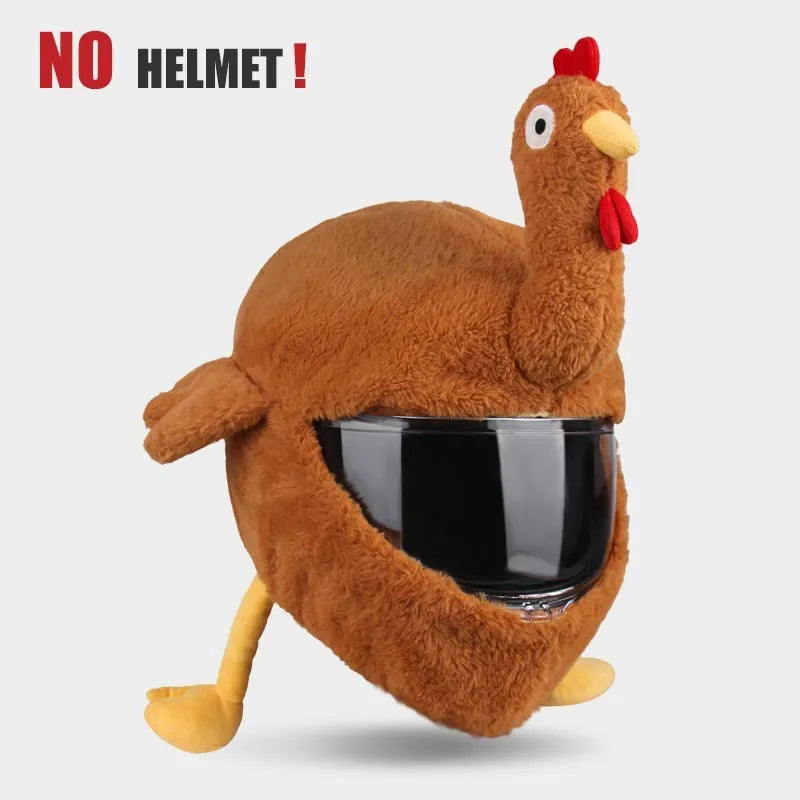 UchOOSE Cartoon Plush Motorcycle Helmet Cover With Ears
