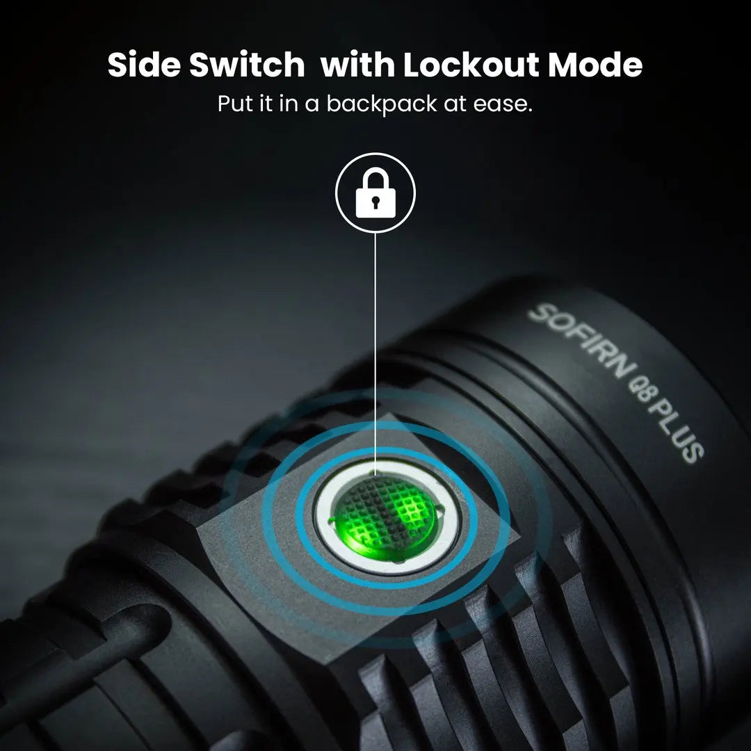 Sofirn Q8 Plus XHP50B Rechargeable LED Flashlight