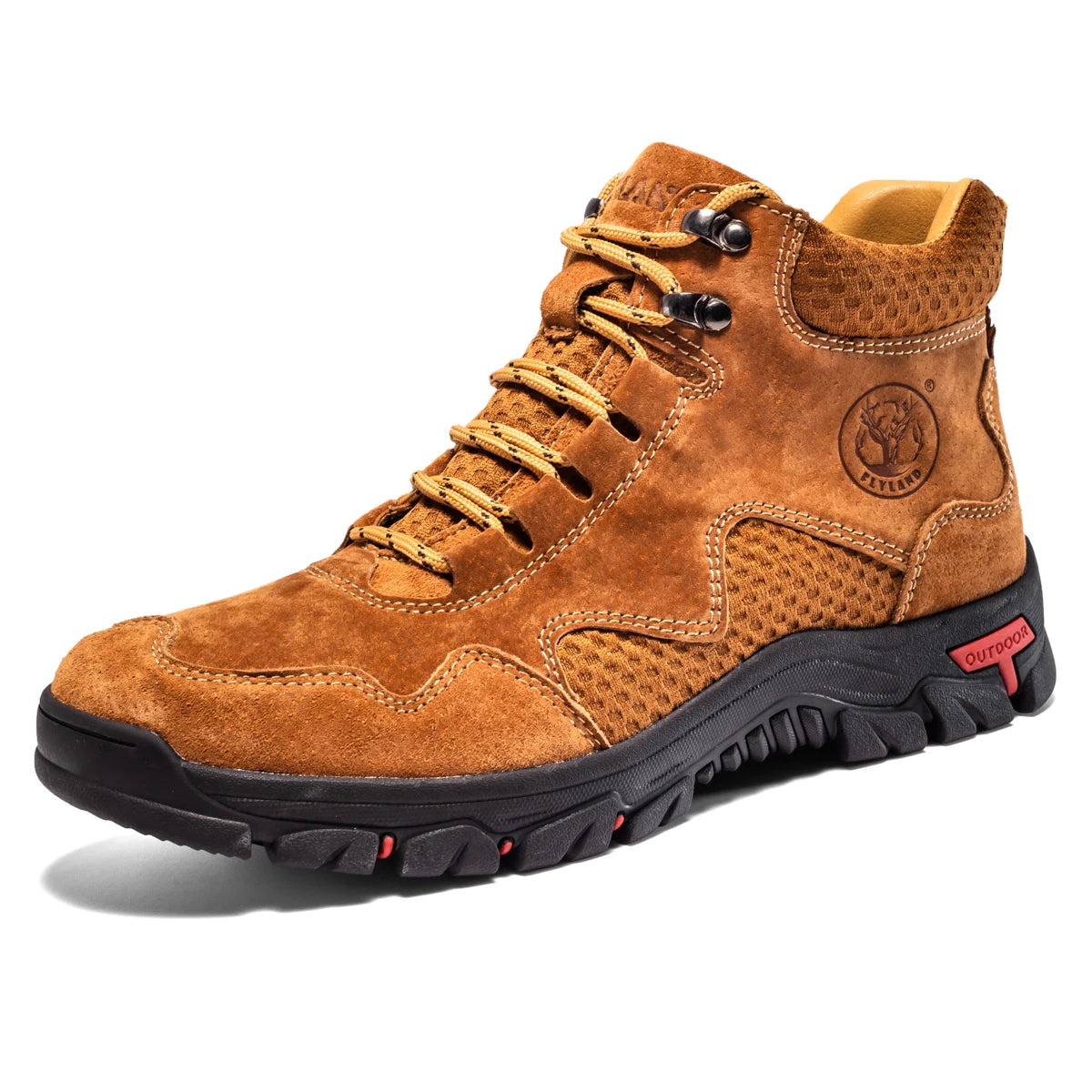 Flyland Men's Fashion Sneakers Chukka Boots Breathable Casual Office Shoes