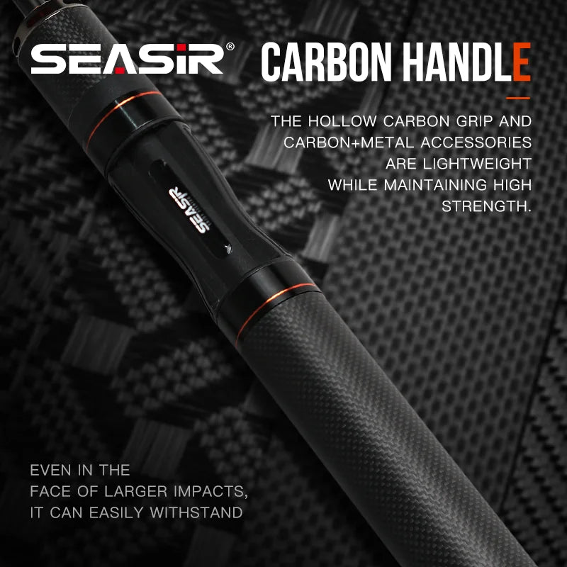 SeaSir Carbon BFS Spinning Fishing Rod 4.92ft Two Section