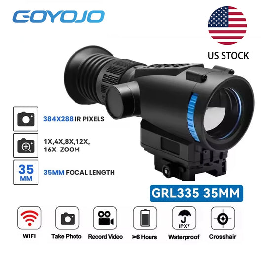 GOYOJO Thermal Scope 12μm Sensor 55Hz WiFi for Hunting