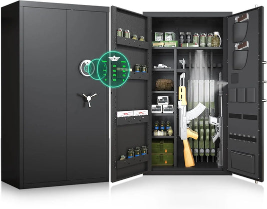 Kavey Gun Safe For Rifles And Pistols With LCD Keypad