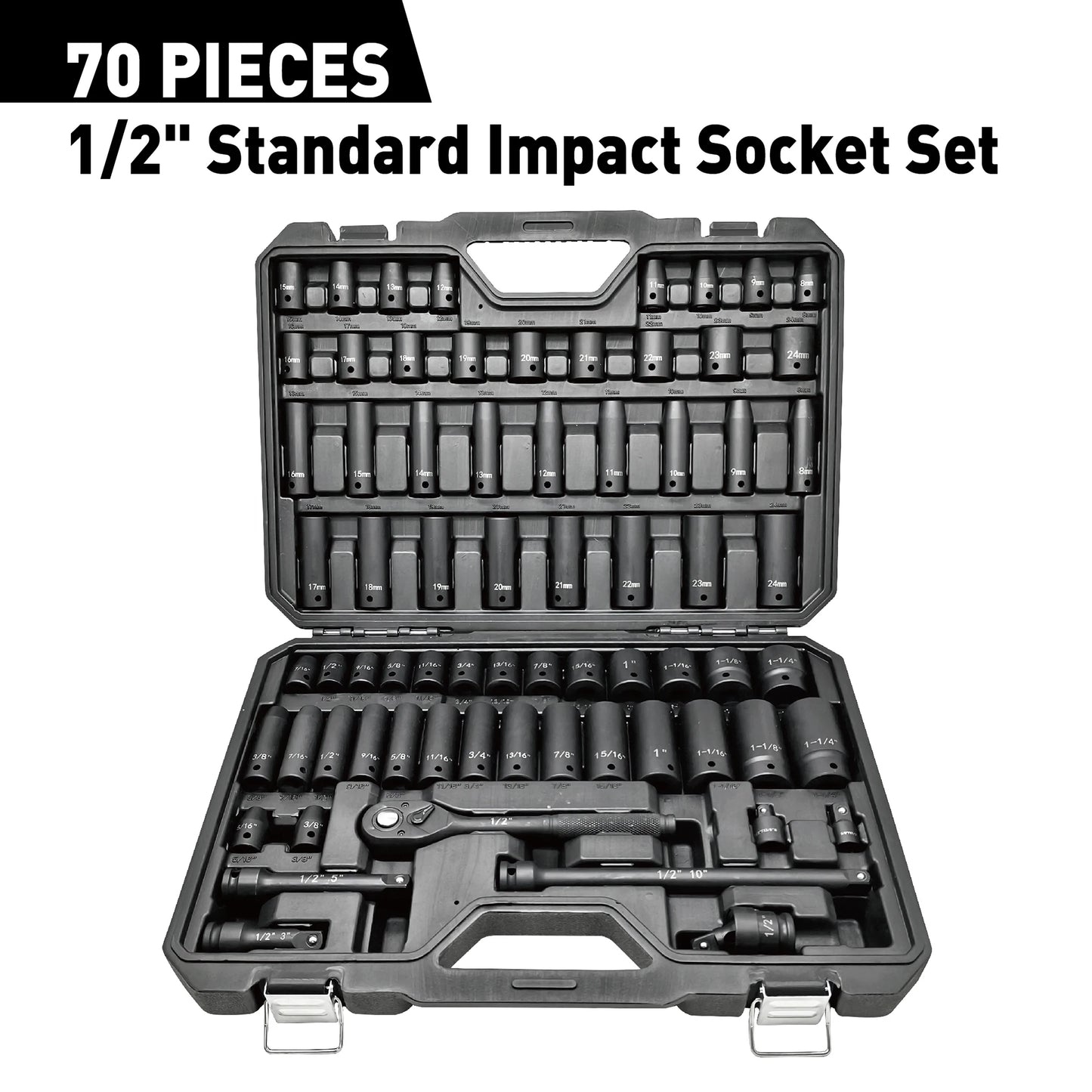 Goswift Professional Impact Socket Set For Auto Repair And Maintenance